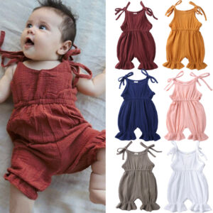 Adjustable Harem Style Baby Romper – Grow-with-Me Outfit for Comfort & Mobility
