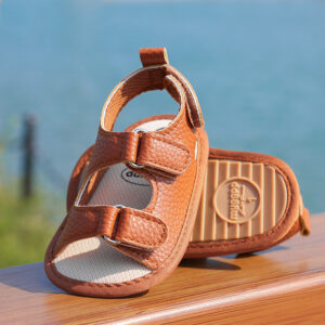 Soft Faux Leather Baby Sandals – Perfect for First Steps